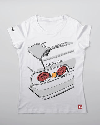 T-shirt - One Line - Skyline R32