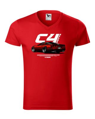 Koszulka V-neck - Chevrolet Corvette C4