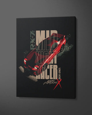 Obraz na płótnie - Midnight Racer RX7