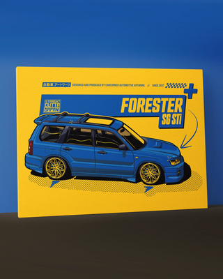 Obraz na płótnie - Lowered JDM Wagon