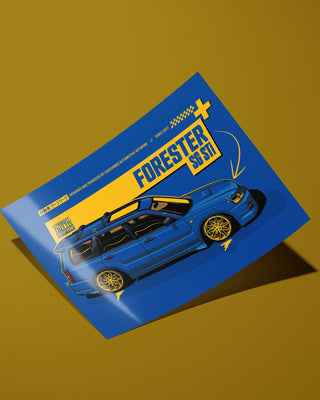 Plakat - Lowered JDM Wagon