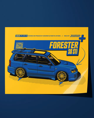 Plakat - Lowered JDM Wagon