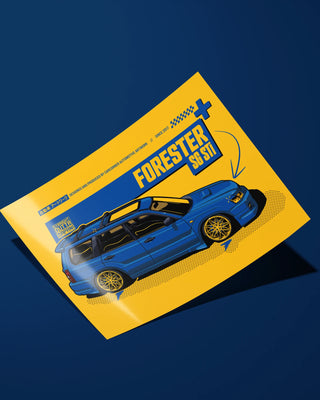 Plakat - Lowered JDM Wagon
