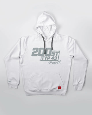 Bluza kangurek - Four Rings - Pure 80s - Biały - przód