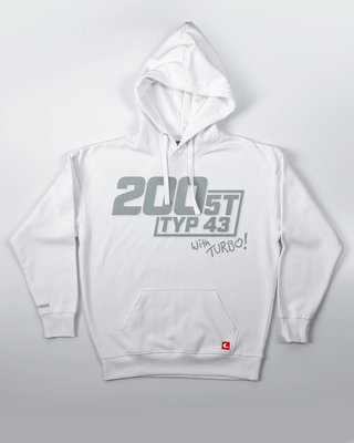 Bluza kangurek - Four Rings - Pure 80s - Biały - przód