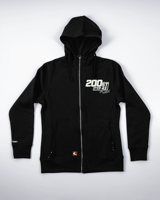 Bluza z zamkiem - Four Rings - Pure 80s - Czarny - przód