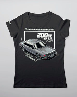 T-shirt - Four Rings - Pure 80s - Czarny - przód