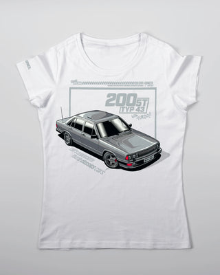 T-shirt - Four Rings - Pure 80s - Biały - przód