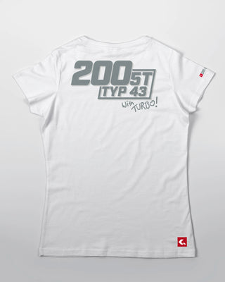 T-shirt - Four Rings - Pure 80s - Biały - tył