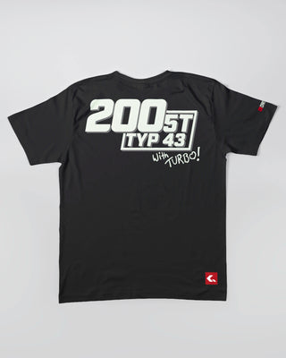 T-shirt - Four Rings - Pure 80s - Czarny - tył