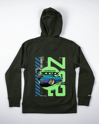 Bluza z zamkiem - Boost Loading - Zielony - tył