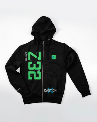 Bluza z zamkiem - Boost Loading - Czarny - przód