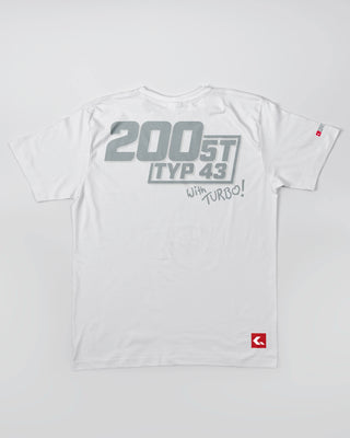 T-shirt - Four Rings - Pure 80s - Biały - tył