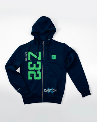 Bluza z zamkiem - Boost Loading - Niebieski - przód