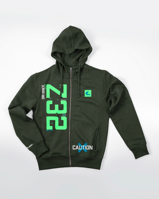 Bluza z zamkiem - Boost Loading - Zielony - przód