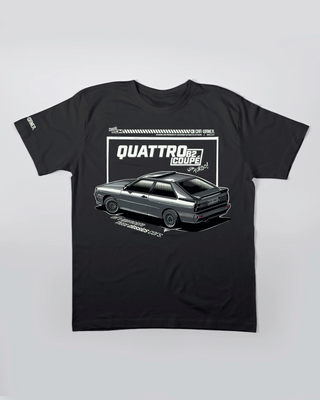 T-shirt - Four Rings - Rally Blood - Czarny - przód