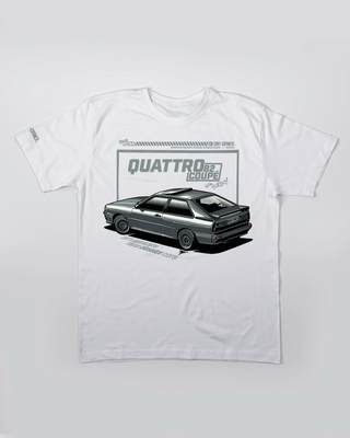 T-shirt - Four Rings - Rally Blood - Biały - przód