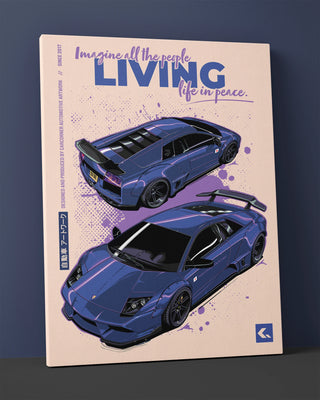 Obraz na płótnie - Living life in peace - widok 2
