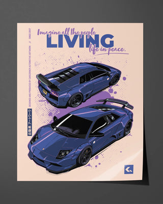 Plakat - Living life in peace - widok 1