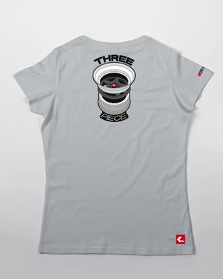 T-shirt - Three Piece - Szary - tył