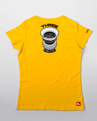 T-shirt - Three Piece - Żółty - tył