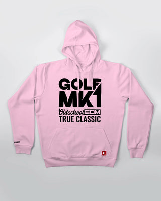Bluza kangurek - Oldschool - True Classic - Różowy - przód