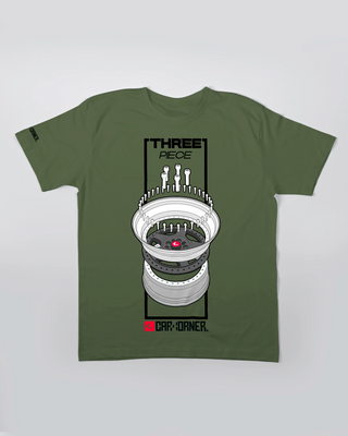 T-shirt - Three Piece - Army - przód