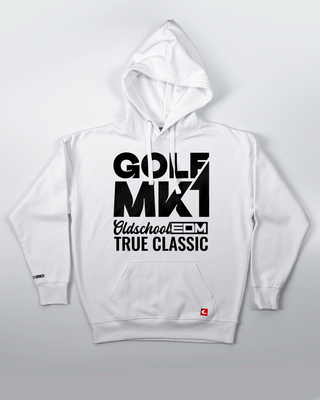 Bluza kangurek - Oldschool - True Classic - Biały - przód