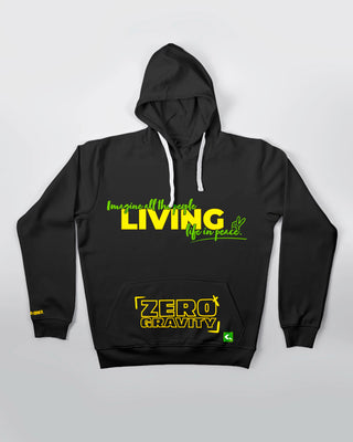 Bluza kangurek - Zero Gravity - Czarny - przód