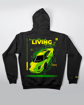 Bluza kangurek - Zero Gravity - Czarny - tył