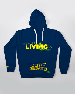 Bluza kangurek - Zero Gravity - Niebieski - przód