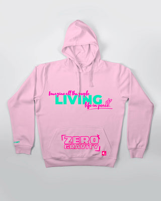 Bluza kangurek - Zero Gravity - Różowy - przód