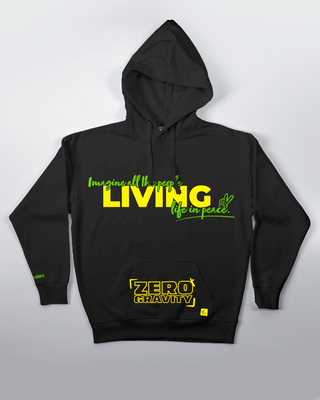 Bluza kangurek - Zero Gravity - Czarny - przód
