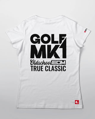 T-shirt - Oldschool - True Classic - Biały - tył