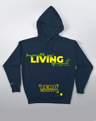 Bluza kangurek - Zero Gravity - Niebieski - przód