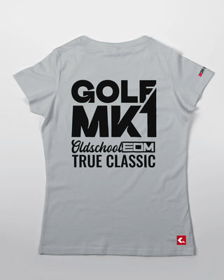 T-shirt - Oldschool - True Classic - Jasnoszary - tył
