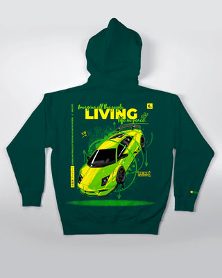 Bluza kangurek - Zero Gravity - Zielony - tył