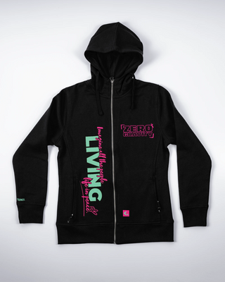 Bluza z zamkiem - Zero Gravity - Czarny - przód