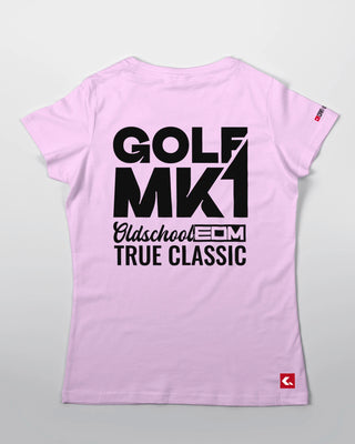 T-shirt - Oldschool - True Classic - Różowy - tył
