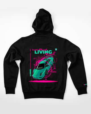 Bluza z zamkiem - Zero Gravity - Czarny - tył