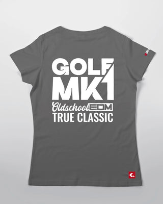 T-shirt - Oldschool - True Classic - Szary - tył
