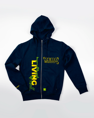 Bluza z zamkiem - Zero Gravity - Niebieski - przód
