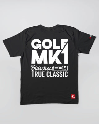 T-shirt - Oldschool - True Classic - Czarny - tył