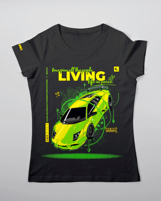 T-shirt - Zero Gravity - Czarny - przód