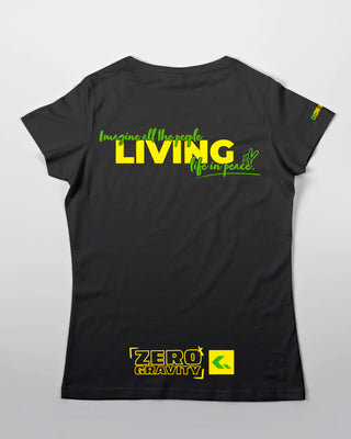 T-shirt - Zero Gravity - Czarny - tył