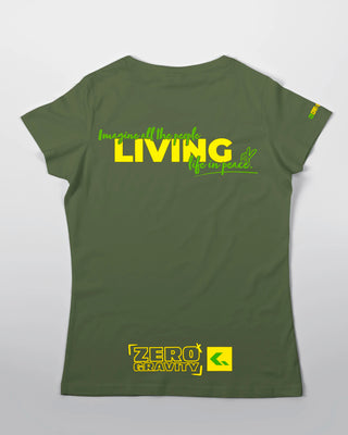 T-shirt - Zero Gravity - Army - tył