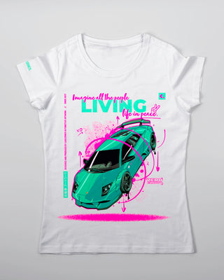 T-shirt - Zero Gravity - Biały - przód