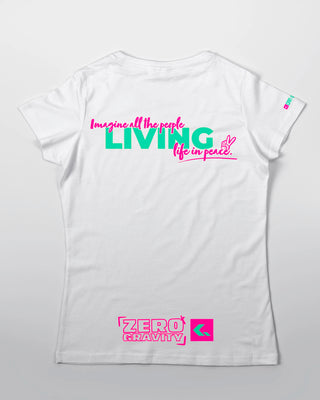 T-shirt - Zero Gravity - Biały - tył