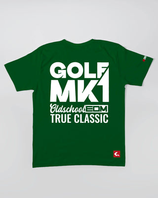 T-shirt - Oldschool - True Classic - Butelkowa zieleń - tył