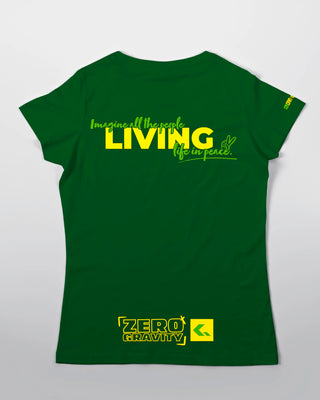T-shirt - Zero Gravity - Butelkowa zieleń - tył